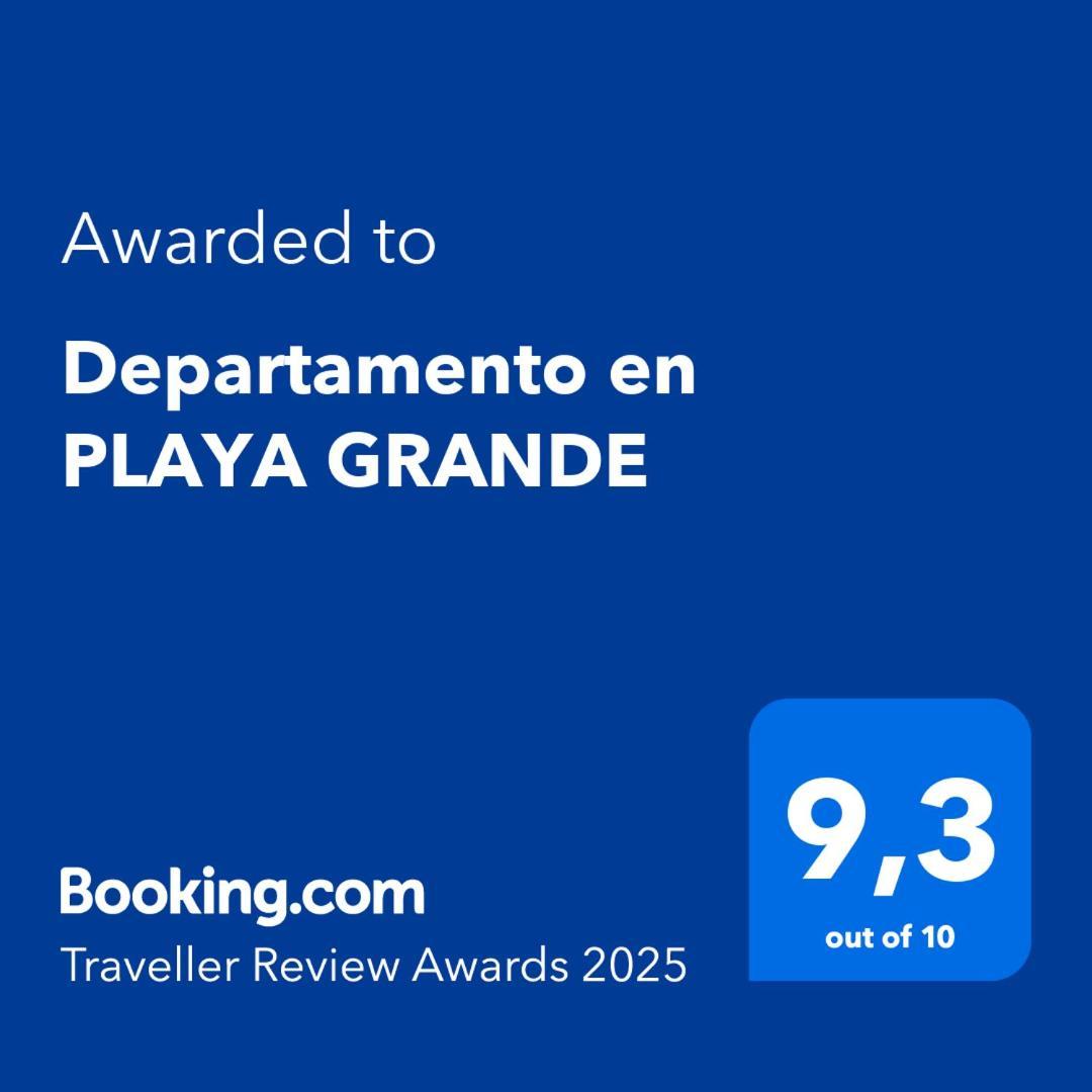 Apartamento Departamento en PLAYA GRANDE Mar del Plata Exterior foto